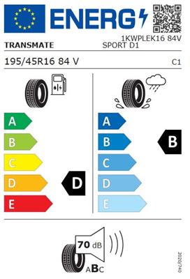 195/45R16 84V Transmate SPORT D1