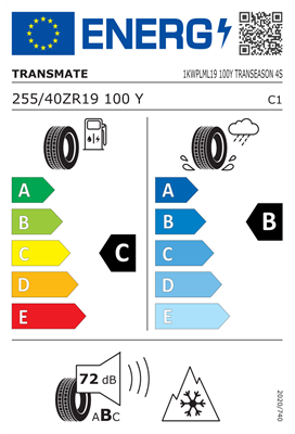 255/40R19 100Y Transmate TRANSEASON 4S